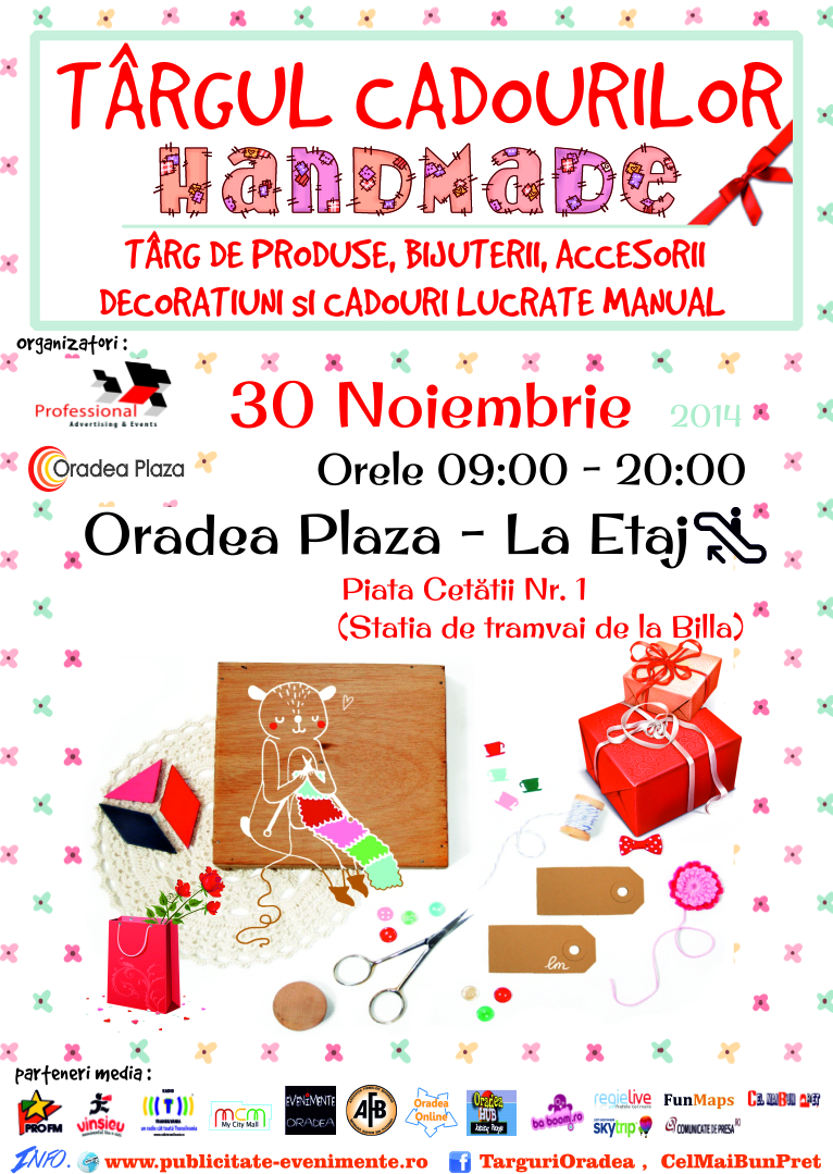 Targul Cadourilor Handmade 30 Noiembrie 2014 - Oradea Plaza