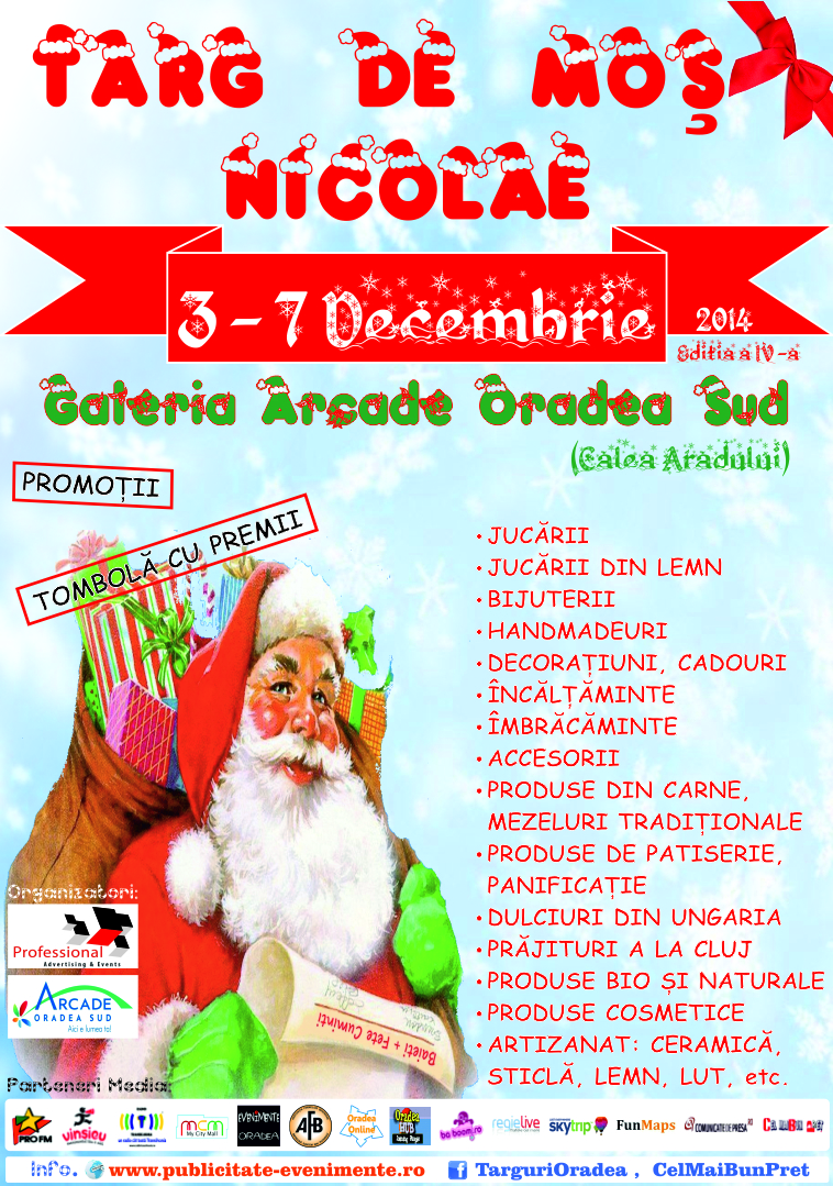 Targ de Mos Nicoale 3 - 7 Decembrie 2014 - Galeria Arcade Oradea Sud (Auchan)