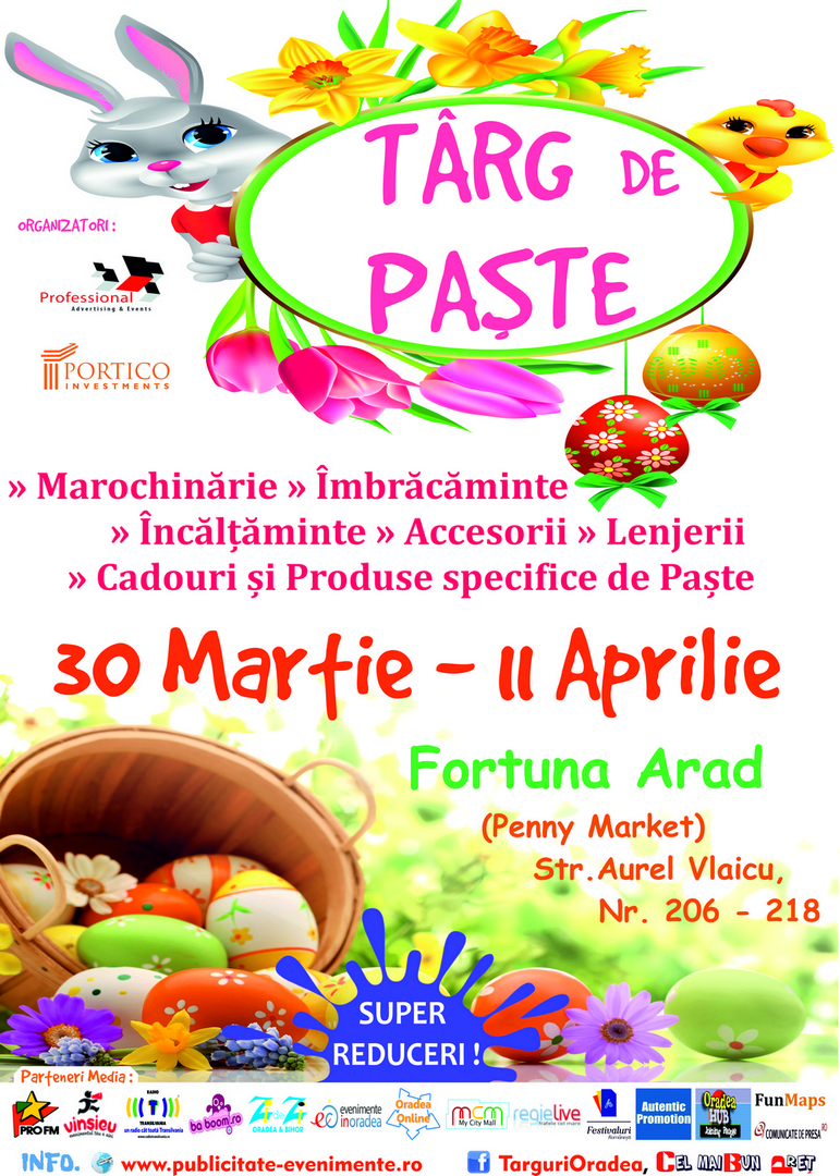 Targ de Pasti 30 Martie - 11 Aprilie 2015 Fortuna Arad